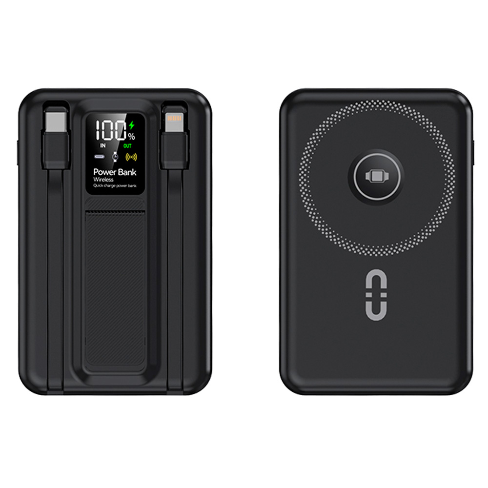 Power Bank ARG 10000mAh Black Wireless ARGB41