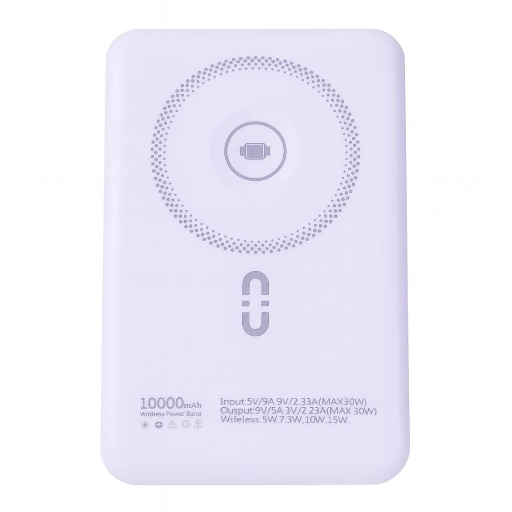 Power Bank ARG 10000mAh White Wireless ARGW41 - фото 10