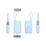 Портативный внешний аккумулятор Xiaomi 67W Power Bank 10000 (Integrated Cable) Ice Blue PB1067 - фото 3