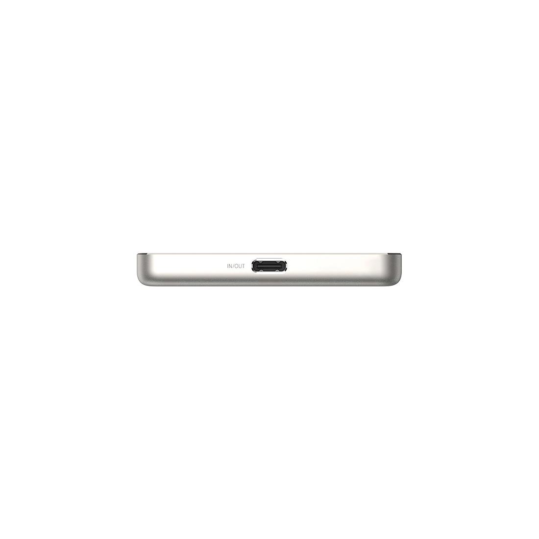 Портативный внешний аккумулятор Xiaomi Super Slim Magnetic Power Bank 5000 Gold WPB0507S - фото 5