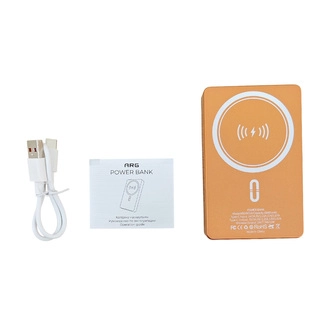 Power Bank ARG 5000mAh Orange Wireless ARGWO50 - фото 4