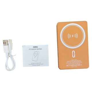 Power Bank ARG 10000mAh Orange Wireless ARGWO10 - фото 3