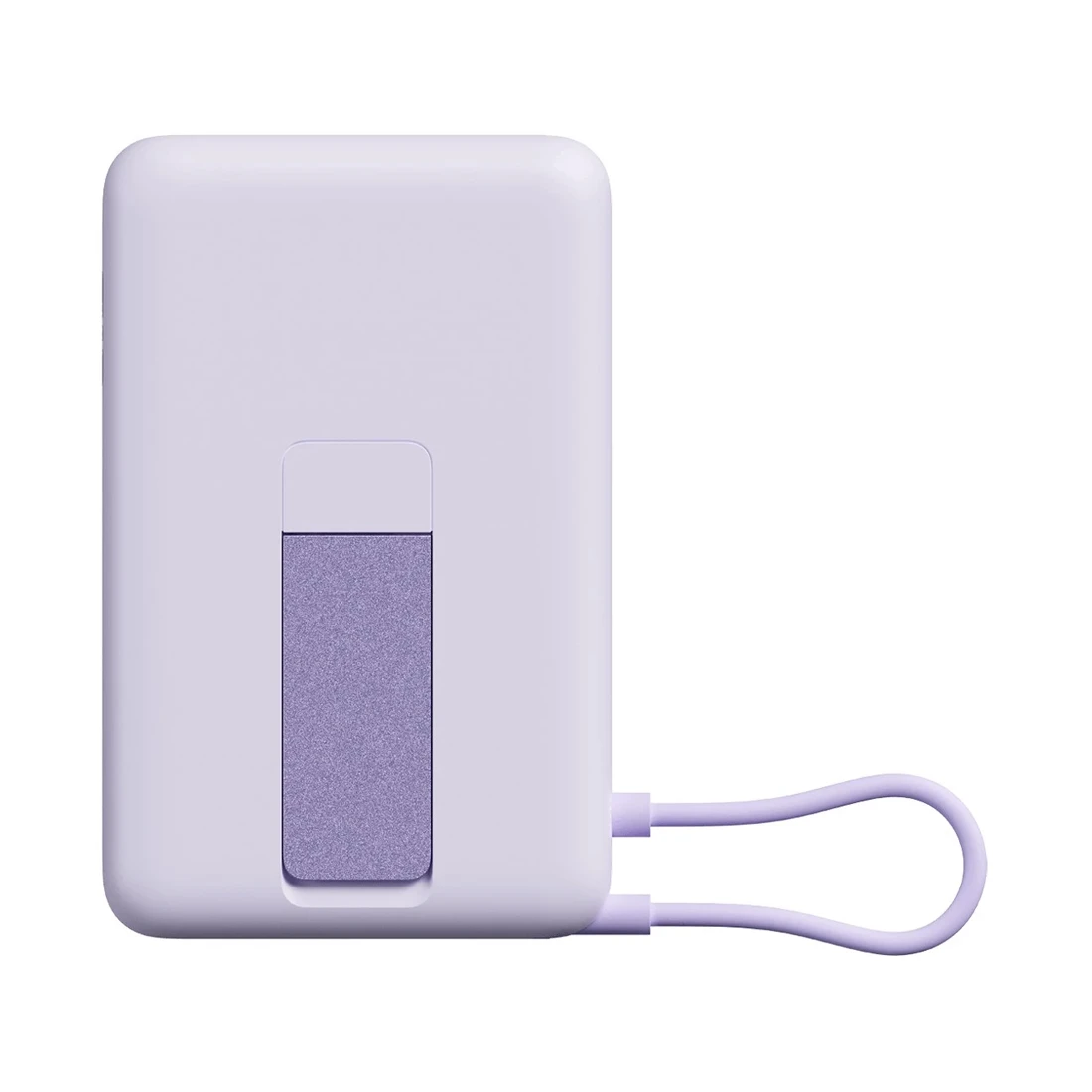 Портативный внешний аккумулятор Xiaomi Magnetic Power Bank 10000 with Built-in Stand Purple WPB1007Z - фото 2