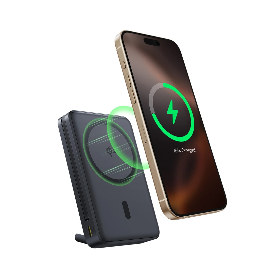 Портативный внешний аккумулятор Baseus Nomos Qi2 10000mAh 45W Black (P10078800123-01) P10078800123-01 - фото 3