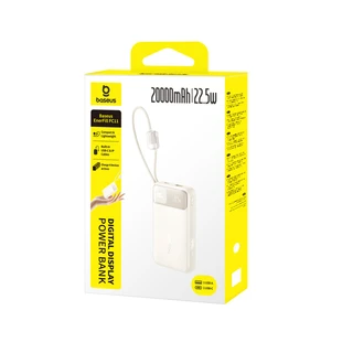 Портативный внешний аккумулятор Baseus EnerFill FC11 20000mAh 22.5W Beige (E0027S05) E0027S05