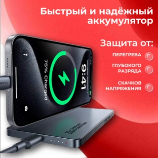 Power Bank Usams CD231 Wireless PD20W 5000mAh 5KCD23101 Black - фото 5