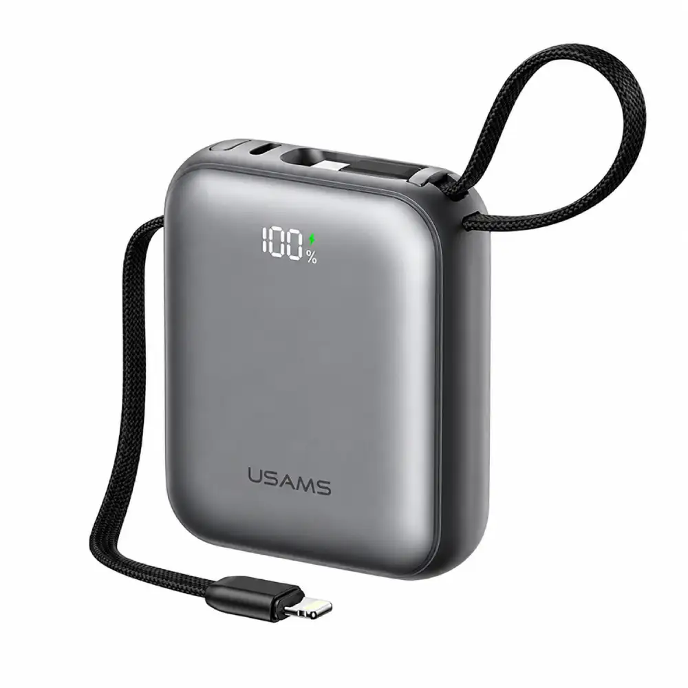 Power Bank Usams CD258 PB86 20W 10000mAh Black 10KCD25801