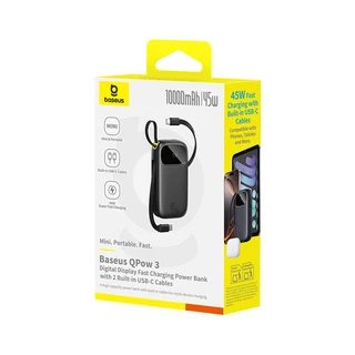 Портативный внешний аккумулятор Baseus EnerFill FC31 10000mAh 45W Black (P10082102123-00) P10082102123-00