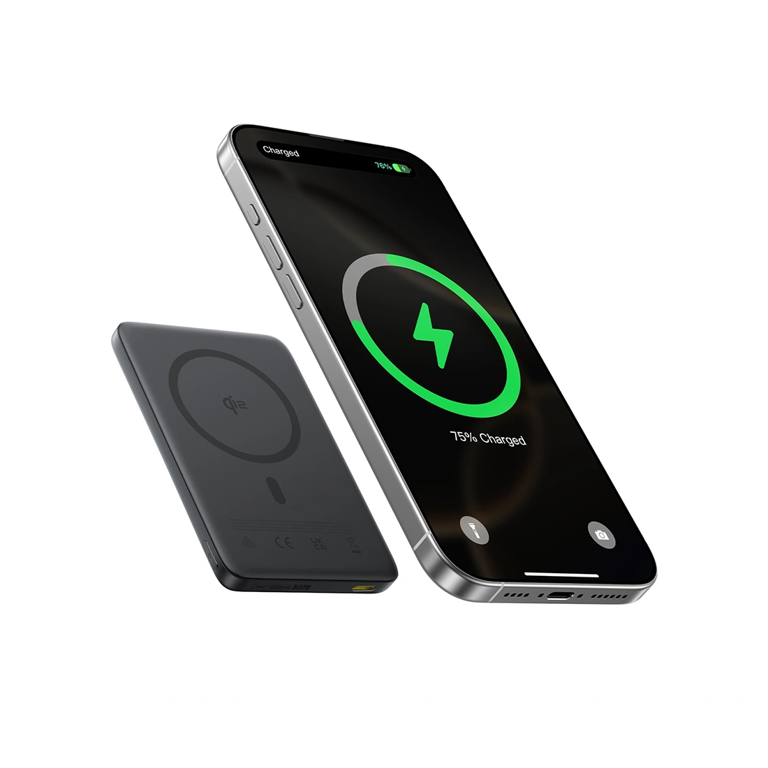 Портативный внешний аккумулятор Baseus PicoGo AM41 Ultra-Slim Qi2 Magnetic 10000mAh 27W Cosmic Black E0027201 - фото 2