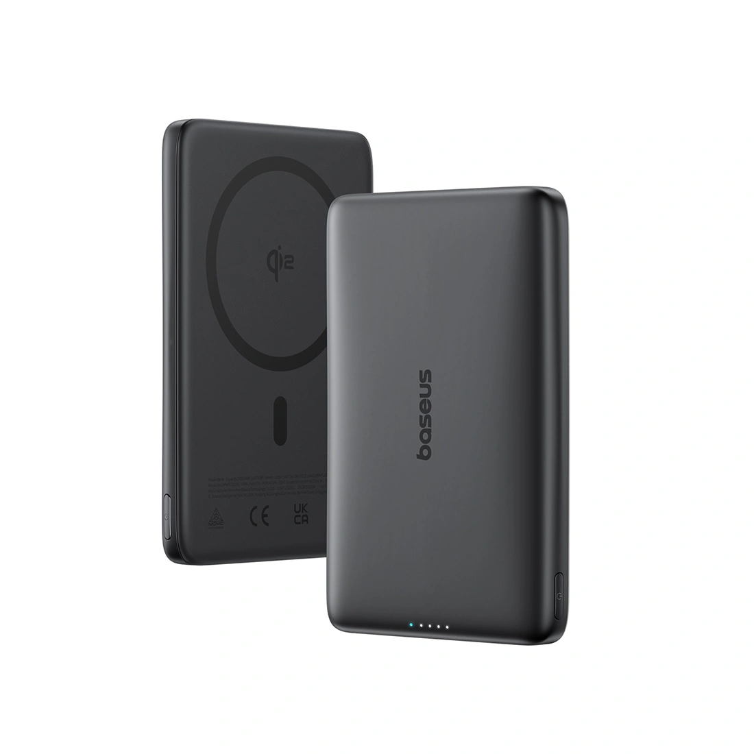 Портативный внешний аккумулятор Baseus PicoGo AM41 Ultra-Slim Qi2 Magnetic 10000mAh 27W Cosmic Black E0027201 - фото 3