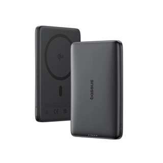 Портативный внешний аккумулятор Baseus PicoGo AM41 Ultra-Slim Qi2 Magnetic 10000mAh 27W Cosmic Black E0027201 - фото 3