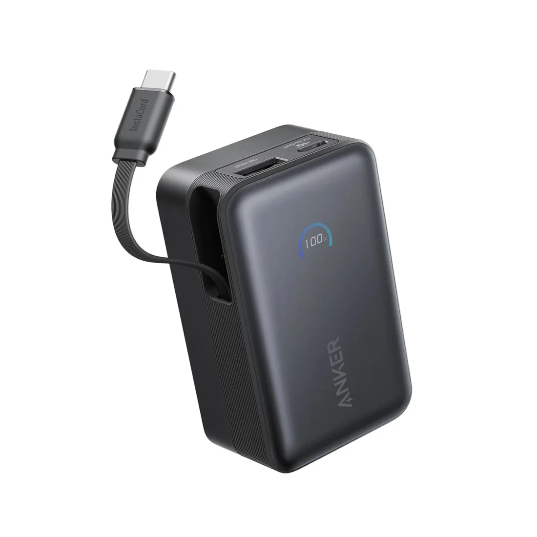Портативный внешний аккумулятор Anker Nano 10000mAh 45W (A1638H11) Черный - фото 2