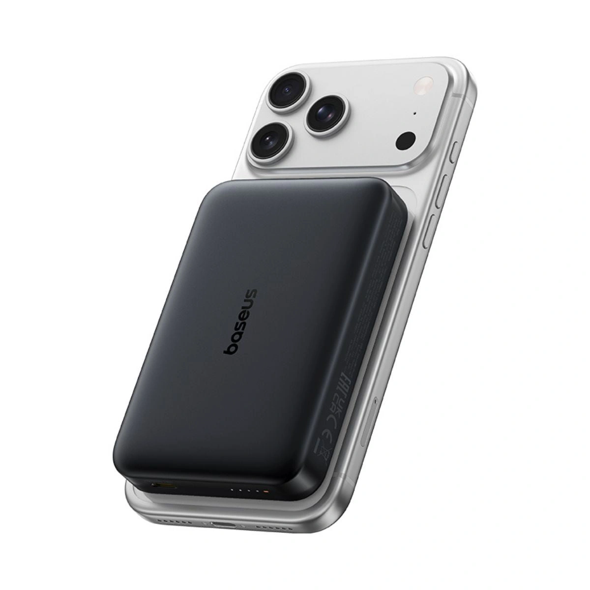 Портативный внешний аккумулятор Baseus FM21 Mini Qi2.2 10000mAh 45W Magnetic Cosmic Black E0031800 - фото 2