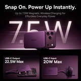 Портативный внешний аккумулятор Baseus PicoGo Air AM71 CCC 5000mAh 22.5W Dark Cherry E0033710 - фото 7