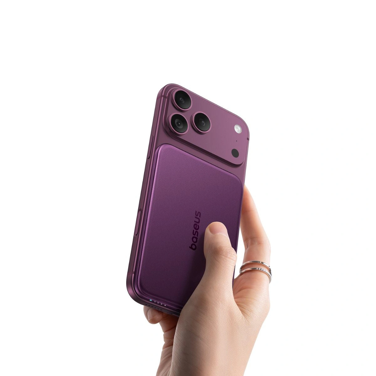 Портативный внешний аккумулятор Baseus PicoGo Air AM71 CCC 5000mAh 22.5W Dark Cherry E0033710 - фото 4
