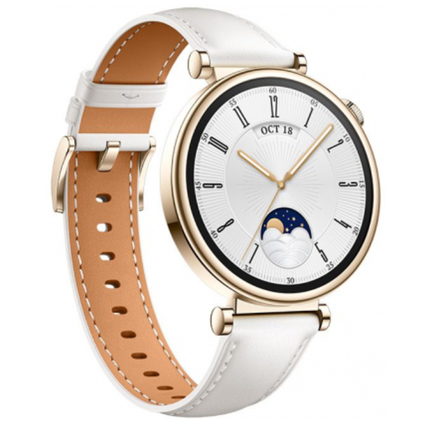 Смарт-часы HUAWEI Watch GT 4 41mm White Leather Strap