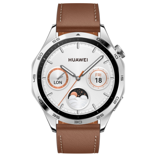 Смарт-часы HUAWEI Watch GT 4 46mm Brown Leather Strap