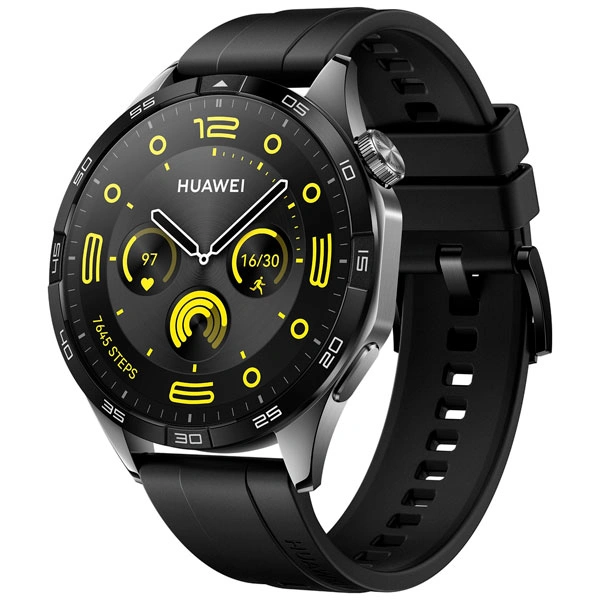 Смарт-часы HUAWEI Watch GT 4 46mm Black Fluoroelastomer Strap