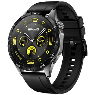 Смарт-часы HUAWEI Watch GT 4 46mm Black Fluoroelastomer Strap