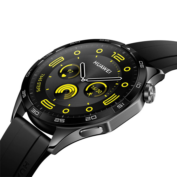 Смарт-часы HUAWEI Watch GT 4 46mm Black Fluoroelastomer Strap