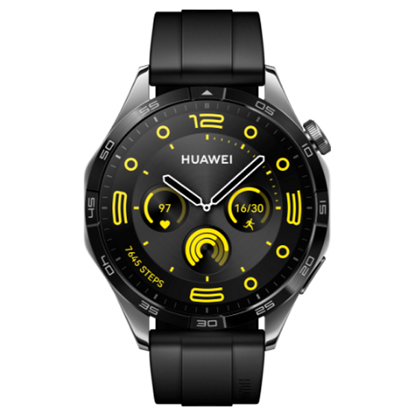 Смарт-часы HUAWEI Watch GT 4 46mm Black Fluoroelastomer Strap