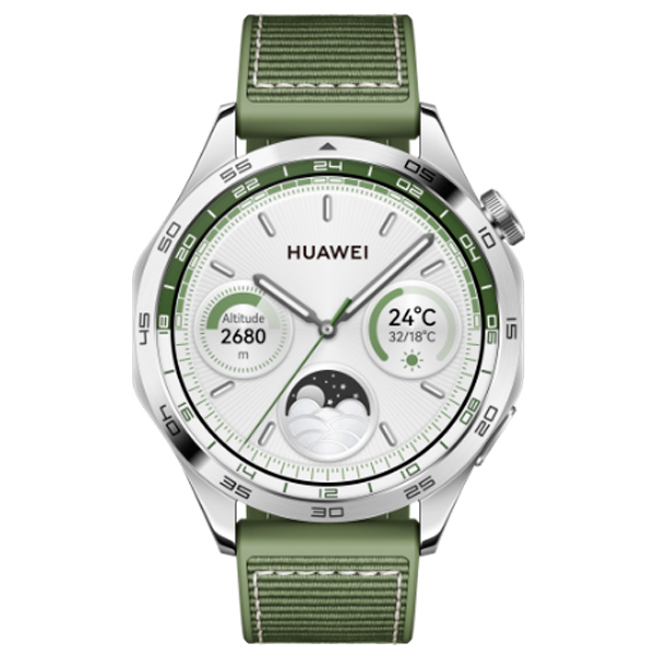 Смарт-часы HUAWEI Watch GT 4 46mm Green Woven Strap