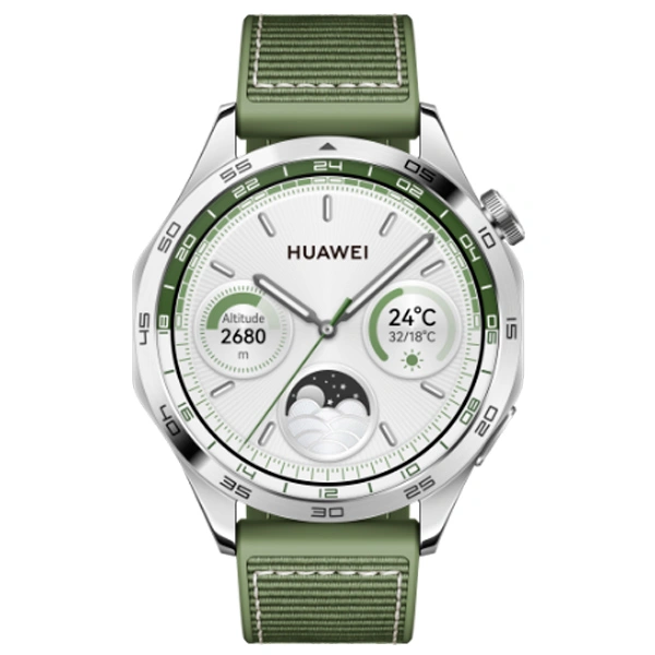 Смарт-часы HUAWEI Watch GT 4 46mm Green Woven Strap - фото 2