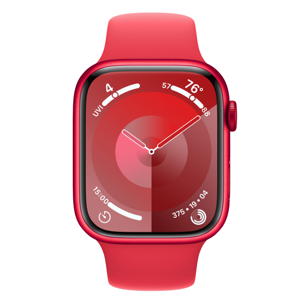 Apple смарт-сағаты Watch Series 9 GPS 41mm (PRODUCT) RED Aluminium Case with (PRODUCT)RED Sport Band - S/M