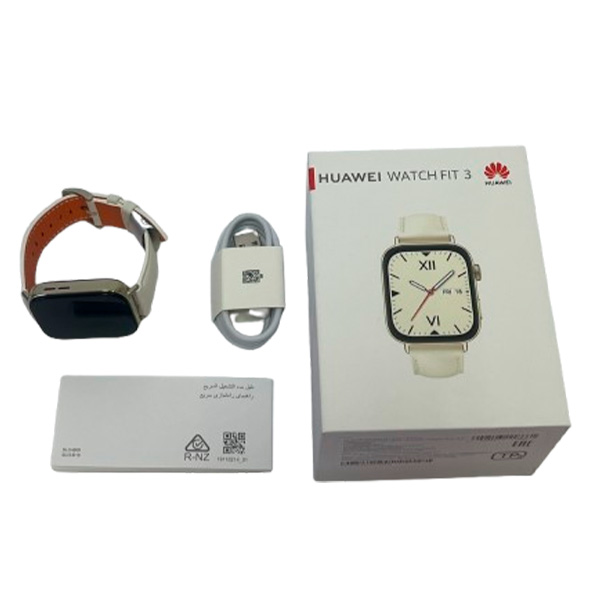 Huawei смарт сағаты WATCH FIT 3 Pearl White Leather Strap  Solo-B19V - фото 7