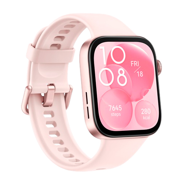 Смарт-часы Huawei WATCH FIT 3 Pink Fluoroelastomer Strap Solo-B09S - фото 2