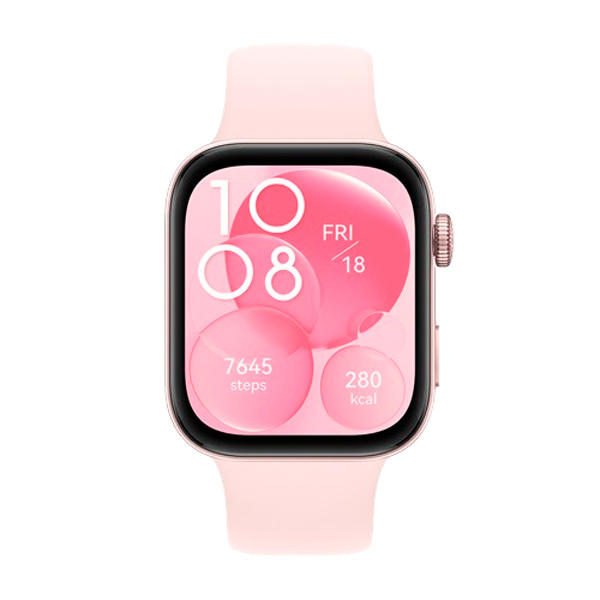 Смарт-часы Huawei WATCH FIT 3 Pink Fluoroelastomer Strap Solo-B09S - фото 3