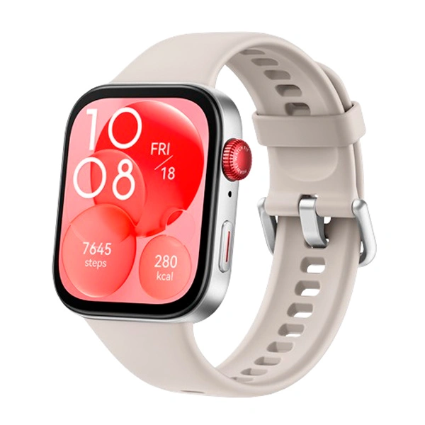 Смарт-часы Huawei WATCH FIT 3 Moon White Fluoroelastomer Strap Solo-B09S