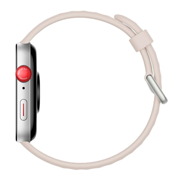 Смарт-часы Huawei WATCH FIT 3 Moon White Fluoroelastomer Strap Solo-B09S - фото 5