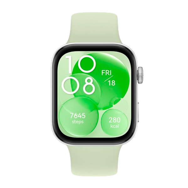 Смарт-часы Huawei WATCH FIT 3 Green Fluoroelastomer Strap Solo-B09S - фото 3