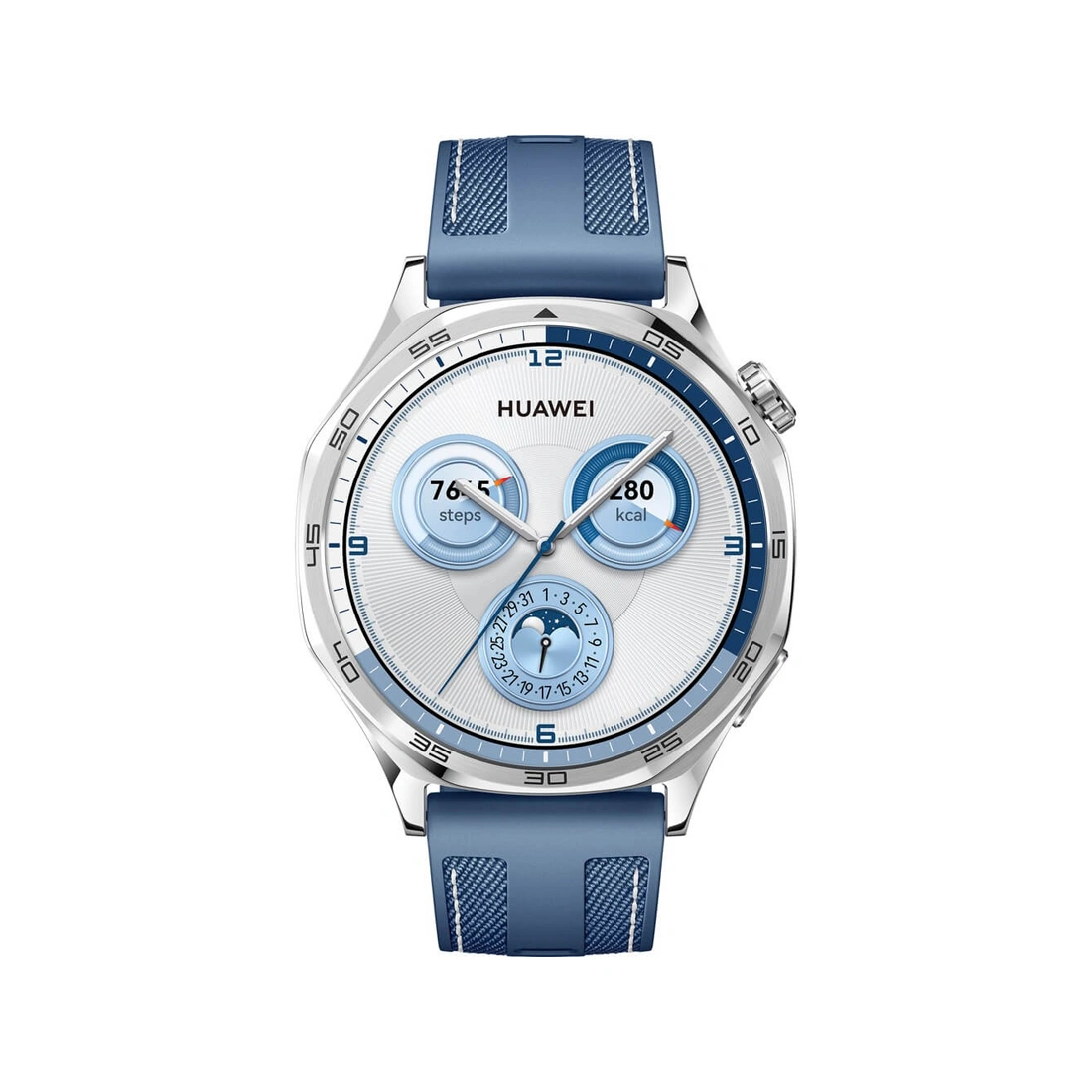 Смарт часы Huawei Watch GT 5 VLI-B19 46mm Blue Woven Strap 55020DGJ - фото 3