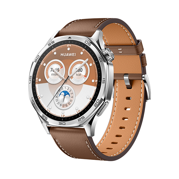Смарт-часы HUAWEI GT 5 46mm Brown Composite Leather Strap (Vili-B19L) - фото 6