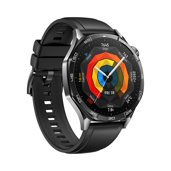 Смарт-часы HUAWEI GT 5 46mm Black Fluoroelastomer Strap (Vili-B19F) - фото 4