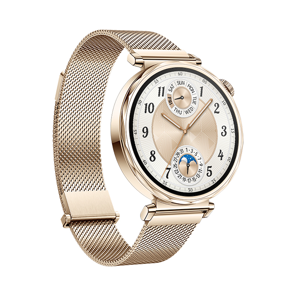 Смарт часы HUAWEI GT 5 41mm Gold Milanese Strap (Jana-B19M) - фото 3
