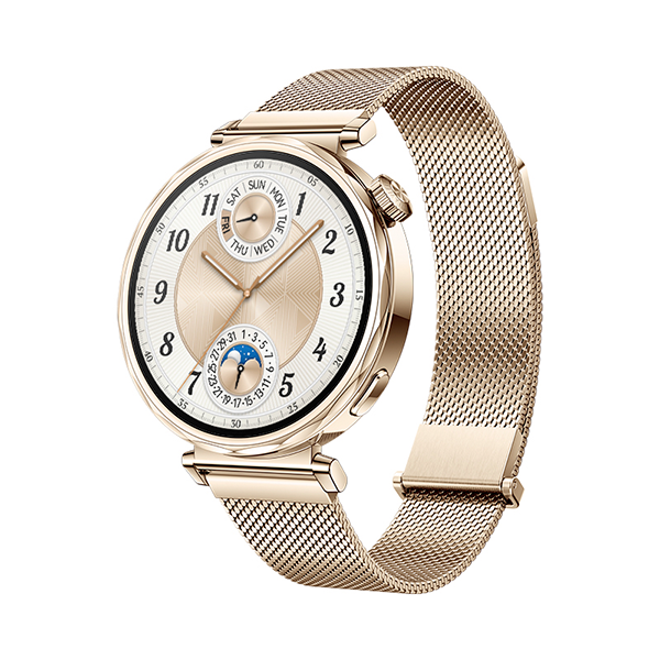 Смарт часы HUAWEI GT 5 41mm Gold Milanese Strap (Jana-B19M) - фото 5