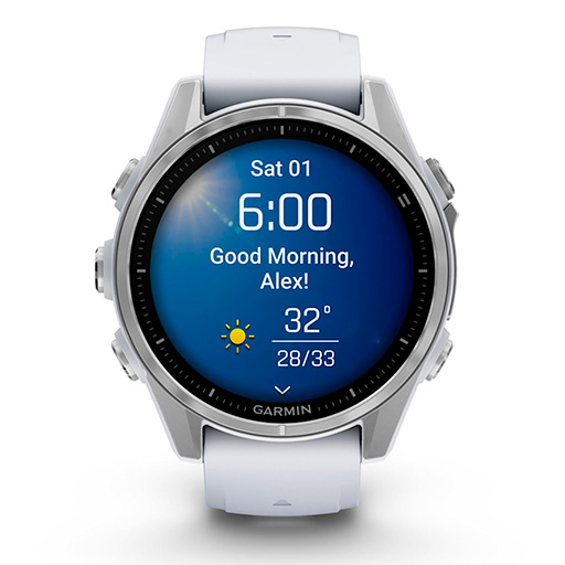 Смарт часы Garmin Fenix 8 43mm (WW 010-02903-00) White  - фото 2