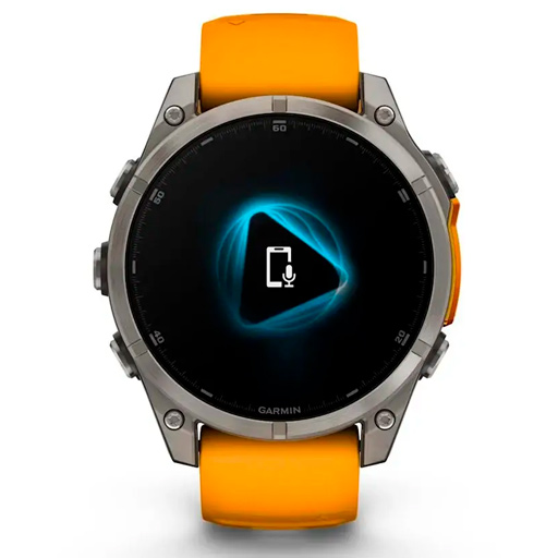Смарт часы Garmin Fenix 8 47mm (010-02904-11) Gray/Orange - фото 4