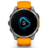 Garmin смарт сағаты Fenix 8 47mm (010-02904-11) Gray/Orange - фото 4