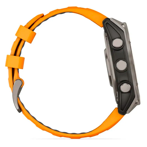 Смарт часы Garmin Fenix 8 47mm (010-02904-11) Gray/Orange - фото 5