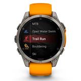 Garmin смарт сағаты Fenix 8 47mm (010-02904-11) Gray/Orange - фото 8