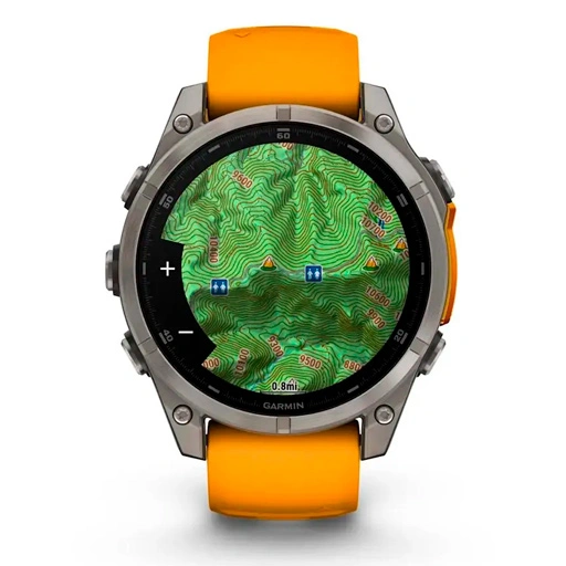 Garmin смарт сағаты Fenix 8 47mm (010-02904-11) Gray/Orange - фото 7