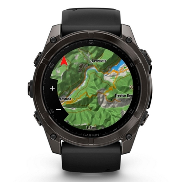 Смарт часы Garmin Fenix 8 51mm (010-02905-21) Sapphire Carbon Gray Titanium with Black Silicone - фото 5