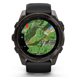 Смарт часы Garmin Fenix 8 51mm (010-02905-21) Sapphire Carbon Gray Titanium with Black Silicone - фото 5