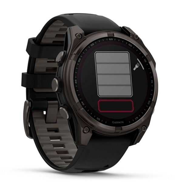 Смарт часы Garmin Fenix 8 47mm (010-02906-11) Sapphire Carbon Gray DLC Titanium with Black