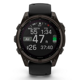 Смарт часы Garmin Fenix 8 47mm (010-02906-11) Sapphire Carbon Gray DLC Titanium with Black - фото 2