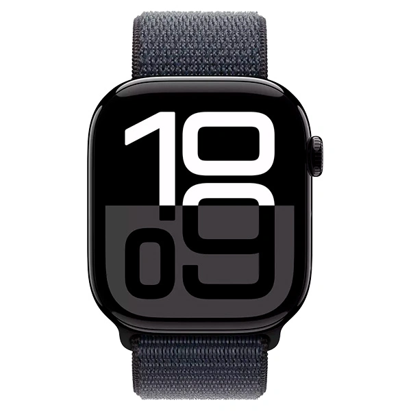 Смарт-часы Apple Watch Series 10 GPS 46mm Jet Black Al Case with Ink Sport Loop - фото 2